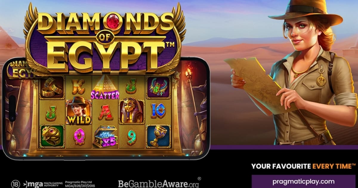 Pragmatic Play lanza la tragamonedas Diamonds of Egypt con 4 botes emocionantes